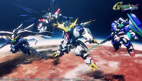 SD Gundam G Generation Cross Rays lanza en el Oeste