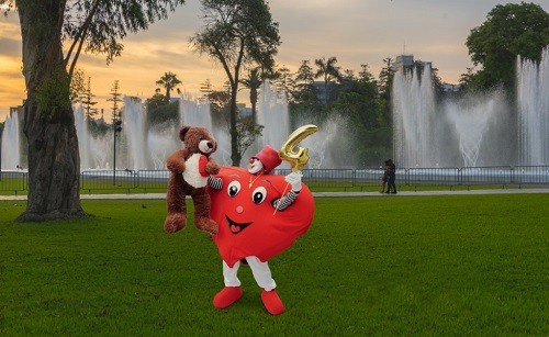Actividades por el mes del amor y la amistad en el Circuito Mágico Del Agua