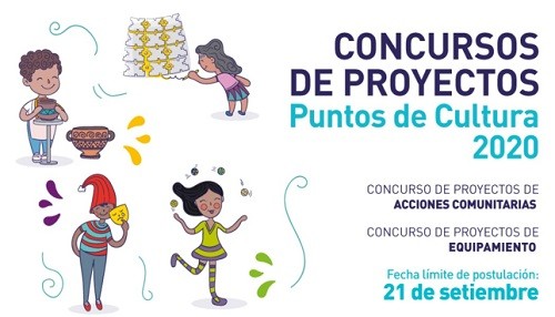 Ministerio de Cultura anuncia la convocatoria del Concurso de proyectos para los Puntos de Cultura 2020