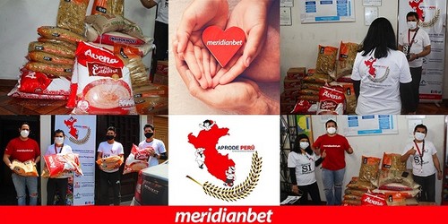 Meridianbet llevó ayuda a la ONG Aprode Perú