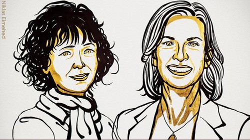 El Premio Nobel de Química 2020 para la francesa Emmanuelle Charpentier y la estadounidense Jennifer Doudna