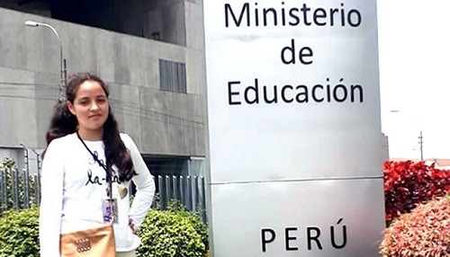 Alumna del COAR Cajamarca gana beca para programa de ciencia y tecnología