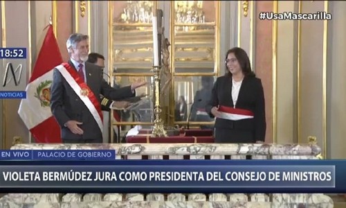 El ceremonial de la juramentación ministerial