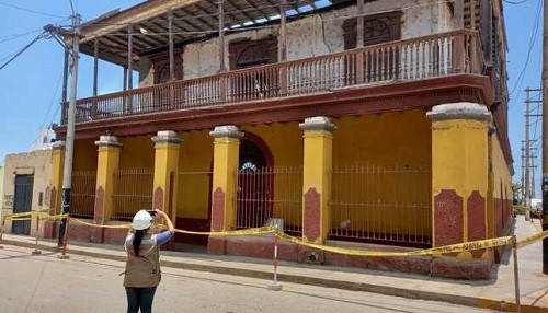 Ministerio de Cultura inspecciona Casa Colonia China, patrimonio histórico en Cañete