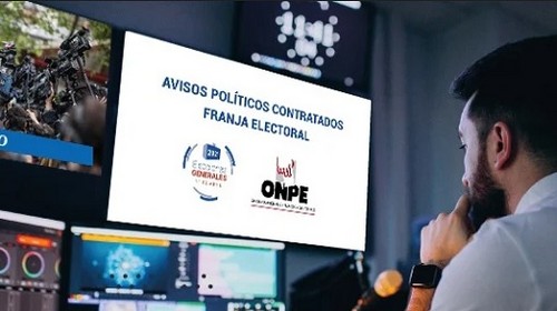 ONPE: Franja electoral se transmitirá del 25 de mayo al 3 de junio de 2021