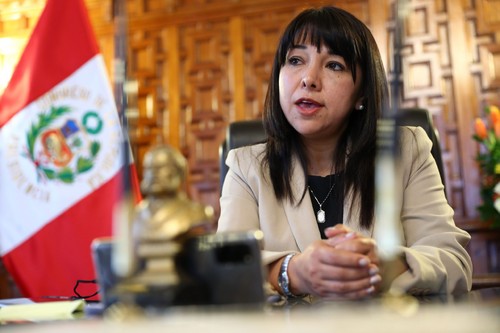 Mirtha Vásquez se presentará en el Congreso el lunes 25 de octubre para solicitar voto de confianza
