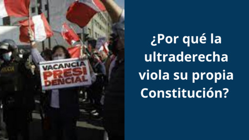 ¿Por qué la ultraderecha viola su propia Constitución?