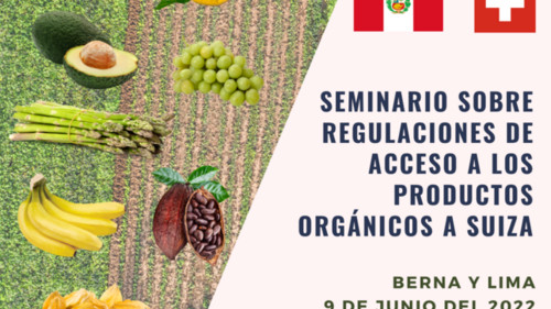 Autoridades de Perú y Suiza abordan el comercio bilateral de productos orgánicos