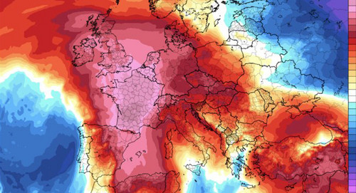 Ola de calor en el hemisferio norte