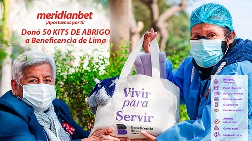 Meridianbet realizó donativo a la Beneficencia de Lima