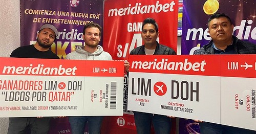 Meridianbet: ¡Los 4 ganadores se preparan para ir al Mundial de Qatar 2022!