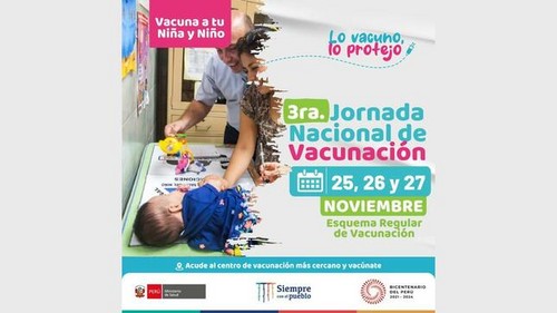 Este fin de semana se realizará la 'Tercera Jornada Nacional de Vacunación'