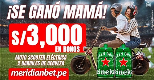 SE GANÓ MAMÁ: ¡Juega en Meridianbet y sorprende a mamá en su día!