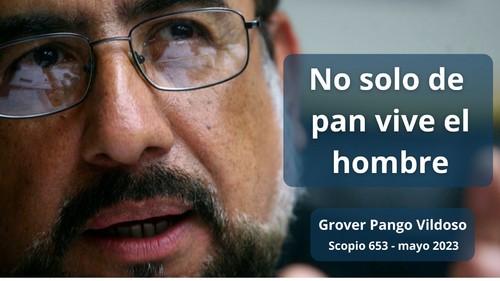 No solo de pan vive el hombre