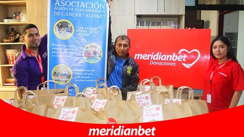 Responsabilidad social: Meridianbet realizó donativo a la Asociación ALDIMI por el Día del Padre