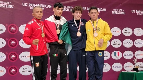 Selección de Lucha consigue 5 medallas en Panamericano U17