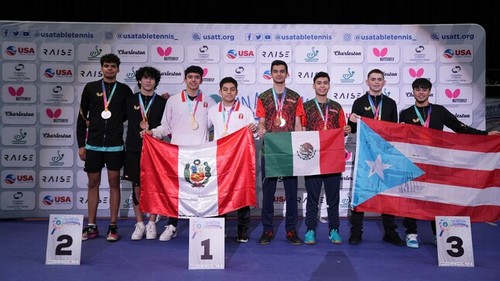 Tenis de mesa peruano campeonó en Panamericano Juvenil