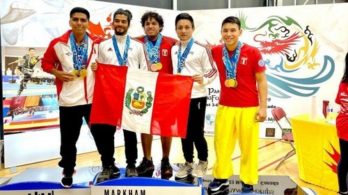 Kung fu peruano gana 5 medallas de oro en Panamericano