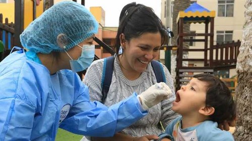 Perú incrementa la cobertura de vacunación del Esquema Regular en menores de 1 y 3 años