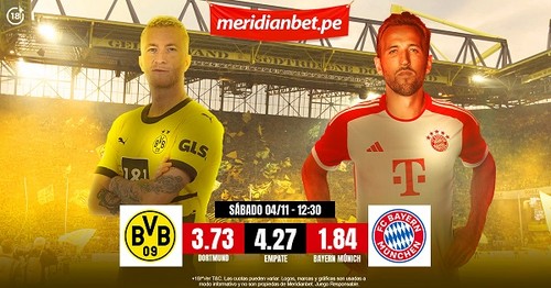 Previa Borussia Dortmund vs Bayern Munich: Posibles alineaciones y probabilidades en este encuentro