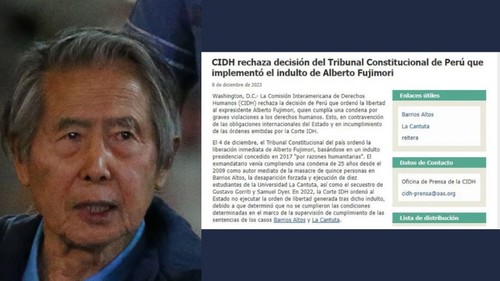 CIDH rechaza falló del TC: Alberto Fujimori salió de penal de Barbadillo en 'incumplimiento de las órdenes emitidas'