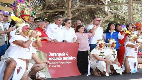 Complejo Arqueológico Chan Chan recibe la máxima distinción que ostenta un recurso turístico en el Perú