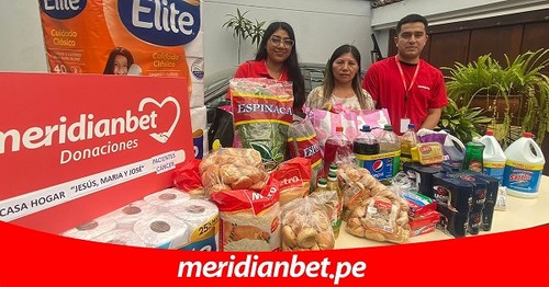 Meridianbet hizo donativo a la Casa Hogar Jesús, María y José