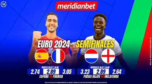 Eurocopa y Copa América 2024: ¡Asegura tu apuesta en las semifinales con Meridianbet!