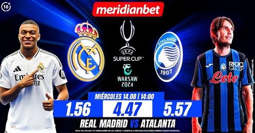 Real Madrid vs Atalanta: ¡Apuesta y gana más con las cuotas de Meridianbet!