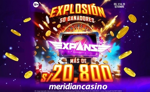 Meridian Casino te hará ganar con la explosión de Expanse