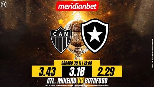 Atlético Mineiro vs Botafogo: ¡Apuesta y gana MÁS con las cuotas de Meridianbet!