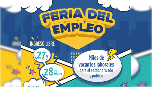 Empieza gran convocatoria del MTPE en Feria del Empleo que ofrecerá más de 8000 vacantes laborales