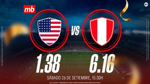 Estados Unidos vs. Perú: ¡Gana un Volkswagen Nivus 0 km con Meridianbet y Kashio!