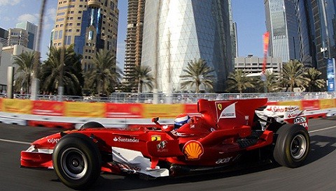 Marc Gené hizo demostración especial con Ferrari en Doha