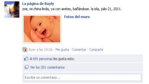 Jaime Bayly publicó una imagen de su hija Zoe