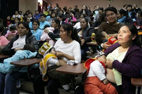 Semana de la Lactancia Materna en el Perú comienza hoy