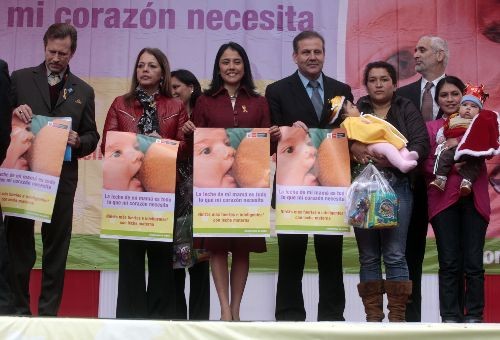 Nadine Heredia: 'Lactancia materna es vital para combatir desnutrición infantil'