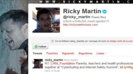 Ricky Martin triste por suicido de joven gay