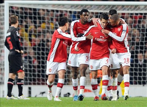 Arsenal venció por 3-1 al Stoke City en la Premier League