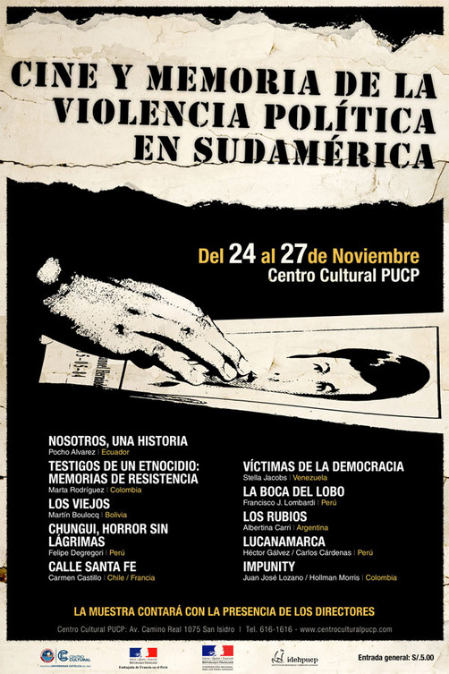 Muestra 'Cine y Memoria de la violencia política en Sudamérica'