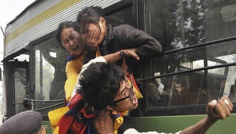 Fuego chino en protesta tibetana