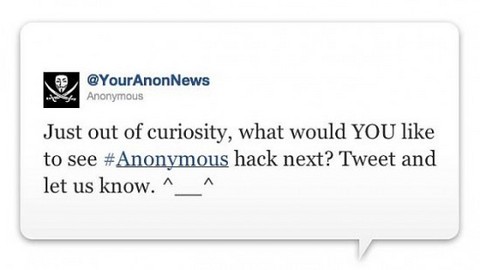 Anonymous: ¿Qué les gustaría que hackeáramos?