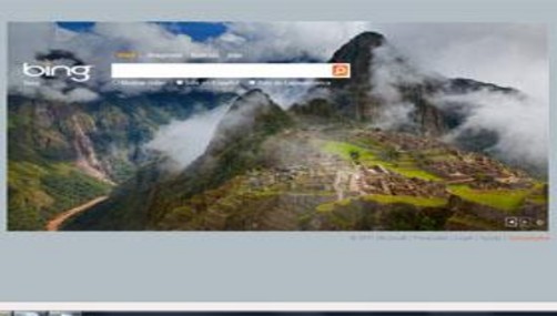 Buscador Bing.com homenajea a Machu Picchu