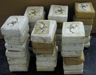 Policía decomisó 120 kilos de cocaína en el Cusco