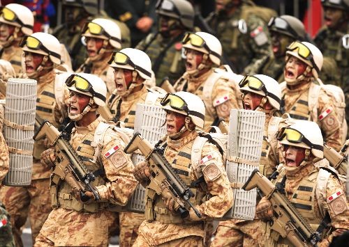 Fuerzas Armadas celebran su 34º aniversario con ceremonia y misa te deum