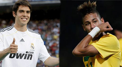 Kaká desea hacer dupla con Neymar en el Madrid