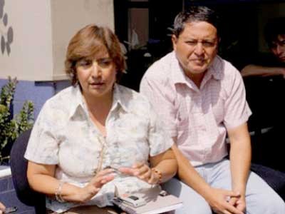 Padres de Rosario Ponce retornan a Lima