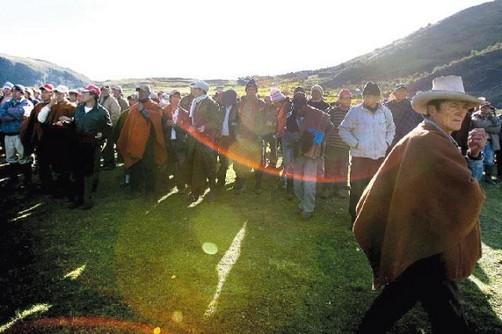 Paro indefinido contra proyecto Conga comienza hoy en Cajamarca