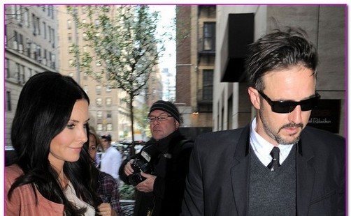 Courteney Cox y David Arquette mantienen el contacto