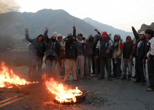 Antimineros ya están en la zona del proyecto minero Conga